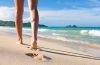 Walking on the beach: 5 benefits of walking barefoot on the beach sand.