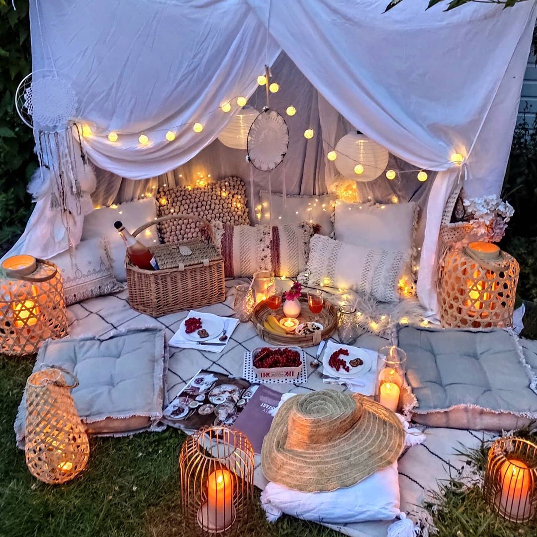 Erika 🇩🇪 no Instagram: “Candlelight Picnic 🌟🌠 . Werbung /Advertising We ...